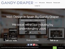 Tablet Screenshot of gandy-draper.com